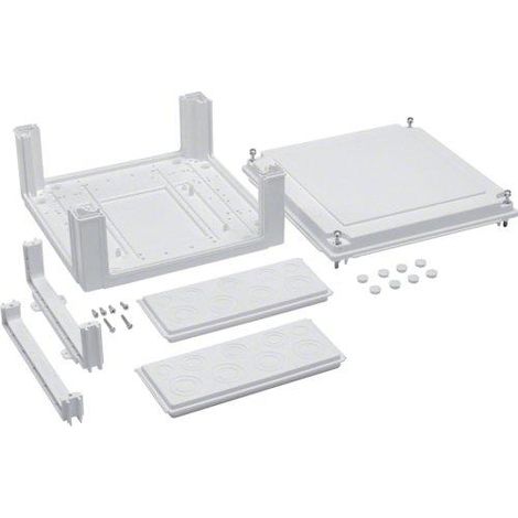 Hager Caja de conexión eléctrica blanca IP54 plástico
