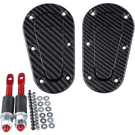 Kit de fixation de capot racing pour un verrouillage sécurisé du capot en sport automobile et style extérieur automobile (1/3)