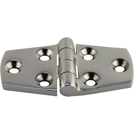 SHINING HOUSE Stück 316 Edelstahl-Schiffsscharnier 38 × 76 mm – Schranktürscharnier für Boote, Yachten, Türscharniere, Schrankscharniere und Beschlagscharniere (1/5)