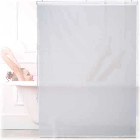 Store de baignoire, 120x240 cm, rideau de douche hydrofuge, plafond (1/5)