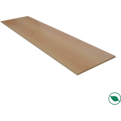 Forestea – Plaque de raccord double rainures chêne gris 0.8 x 35 x 130 cm – Finition élégante pour escalier – Label PEFC 75%