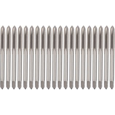 20 tarauds manuels métriques en acier allié, filetage durable M4 (1/5)