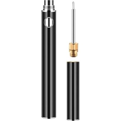 Batteriebetriebener Heißdrahtstift zum Versiegeln von Kordeln mit schneller Erhitzung in 0,2 Sekunden, präzise Legierungsspitze für Stickgarn, gewachste Kordel, Metalldraht, 165 mm tragbares Werkzeug (1/5)