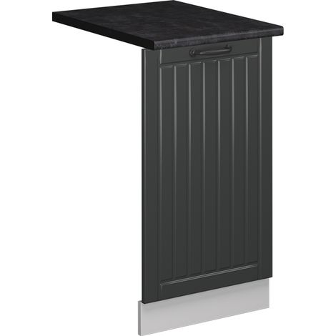 Pannello frontale della lavastoviglie Fame-Line, Antracite rustico, 45 cm , PL Antracite, Vicco