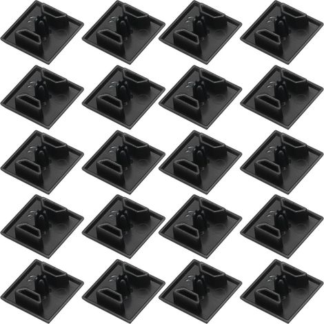 20Pcs 2020 Fente en V 4,2mm Trou Diamètre Eu Standard Aluminium Embout de Profil 20X20mm Abs Aluminium Bouchon D'Extrusion pour Imprimante 3D, Cnc (1/5)