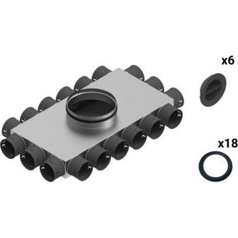 Spiroflex Vent Clear W2 distributeur isolé transparent 75 mm