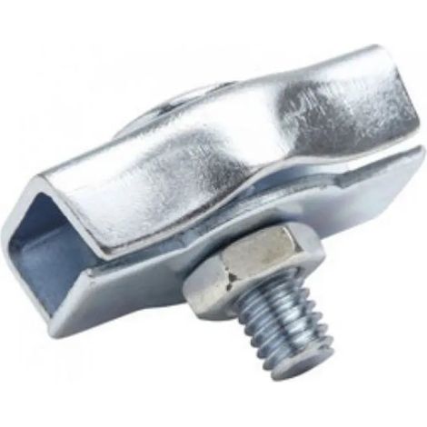 Abrazadera de cable chaubeyre flat cable clamp 1 bolt galvanizado 2mm