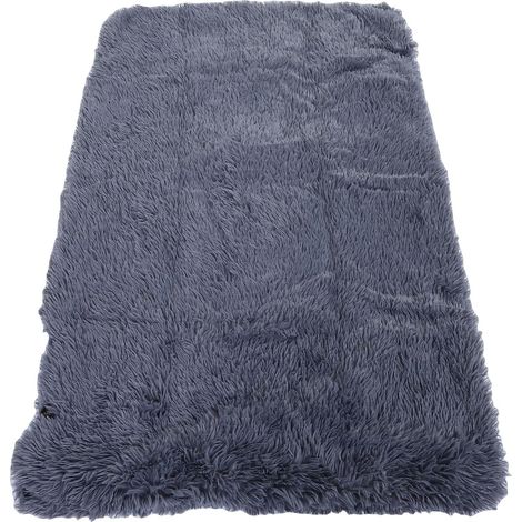 Couverture Châle Chauffante USB – Couverture Chauffante électrique Portable avec 3 Réglages de Température et Minuterie d'arrêt Automatique, Tissu Doux, 55,12 X 31,50 Pouces, Gris pour Une (1/5)