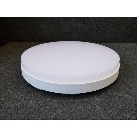 Hublot exterieur LED integree 12W rond blanc Ø 350x70mm 4000K 1200lm 120° 230V non-dimmable standard IP65 Coreline Philips (1/3)