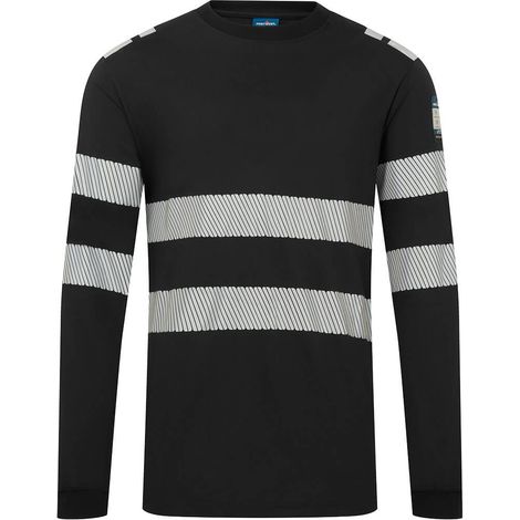 Maglietta Ml Modaflame Pw3 Hv - Taglia Xxxl - Nero - Portwest