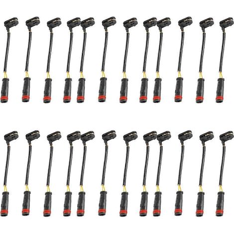 Lot de 24 capteurs d'usure pour plaquettes de frein 9065401417 (noir) (1/5)