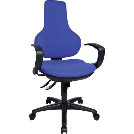 Chaise bureau Ergo Point bleu (1/4)