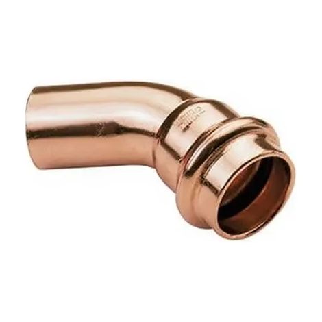 Racord de cobre conex b press doble engarzado 16 bar