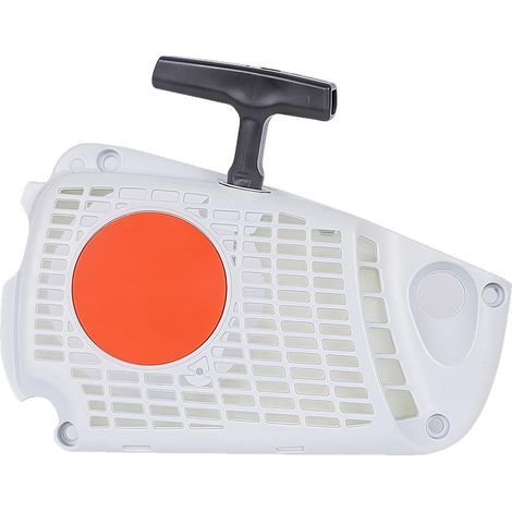 Applicable Plateau de traction, démarreur de tronçonneuse, assemblage de pièces de tronçonneuse Extracteur de démarreur de plaque de traction adapté à STIHL MS192 192T 193 193T 1137 080 2100 1137 080 (1/4)