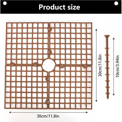 Tapis de bain en peluche absorbante - Motif feuilles - Beige et blanc - 40x60 cm (1/2)