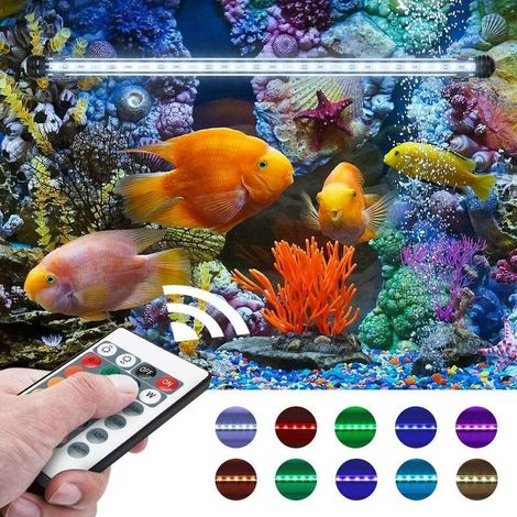 LED Waterproof Aquarium Bubble Light (39cm Remote Control Bubble Light (1/4)