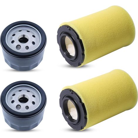 796031 Filtre à air 492056 Filtre à huile pour Briggs & S 5421 5428 992376 590825 pour Husqvarna YTH22V46 YTH24V48 YTA22V46 pour John Deere D100 D125 D125 D125 50D 110 cm (1/5)