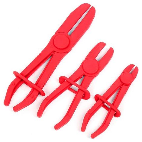 Set mit 3 Schlauchschellen (155, 185, 250 mm), Mini-Schlauchschelle, Schlauchschelle, Zangenset (1/5)