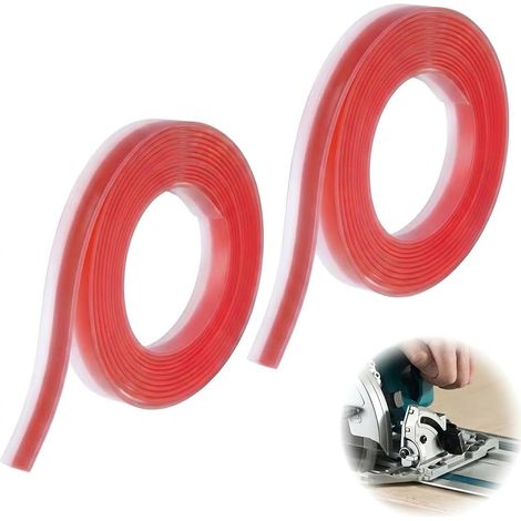 2 Pcs Rail de Guidage Bande de Rechange 495207 118 Inch/3M Protection Anti-éclats Transparente de Rechange de Scie Sur Rail Compatible avec les Rails de Guidage FS/2, FS/2 KP et FSK (1/5)