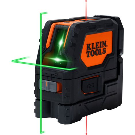 Klein Tools Laser croix vert auto-nivelant avec points de niveau batterie (1/5)