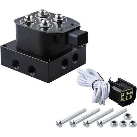 Válvula solenoide universal de 12 V para coche, colector de suspensión neumática con mando a distancia, accesorios para coche. (1/5)