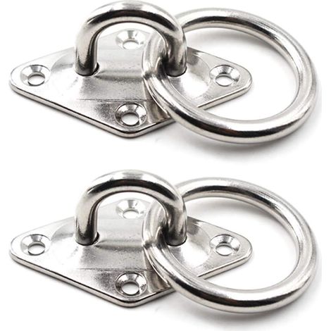 Lot 2 ancrages crochet inox 316, M8 5/16'' (1/5)