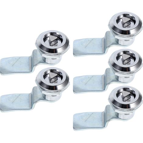 Serrure à came en alliage de zinc pour armoire, lot de 5 (1/5)