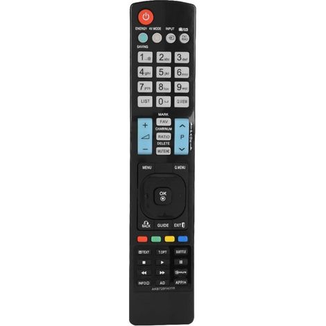 Télécommande TV à réponse rapide, portée 8 m, compatible avec les téléviseurs LG AKB72914208/AKB-7291420 (1/5)