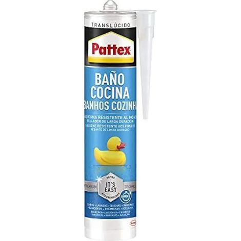 Sigillante silicone Pattex trasparente 280ml bagno cucina