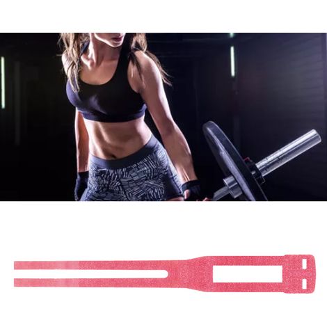 Attelle de poignet en nylon ajustable, ultra-mince et à pression réglable, adaptée aux douleurs du poignet ulnaire, convient aux poignets d'une circonférence allant jusqu'à 22,5 cm, rose. (1/5)
