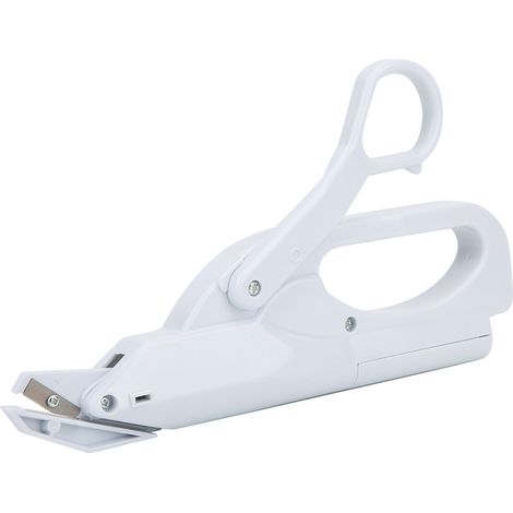 Ciseaux de tailleur électriques domestiques, coupe-couture, outil de coupe pour tissus et vêtements, blanc (1/5)