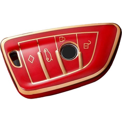 Étui de clé de voiture en TPU, enveloppant, offrant une protection robuste et résistante aux rayures, pour la série 5.