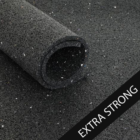 Tapis de protection Extra Strong - rouleau de 6,25 m2 - Épaisseur 3 mm - Granulat noir aspect asphalte (1/5)