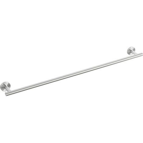 80CM Porte Serviette Mural Salle de Bain, Support Serviette Robuste en SUS304 Acier Inoxydable pour Cuisine Penderie Entrée, Brossé (1/5)