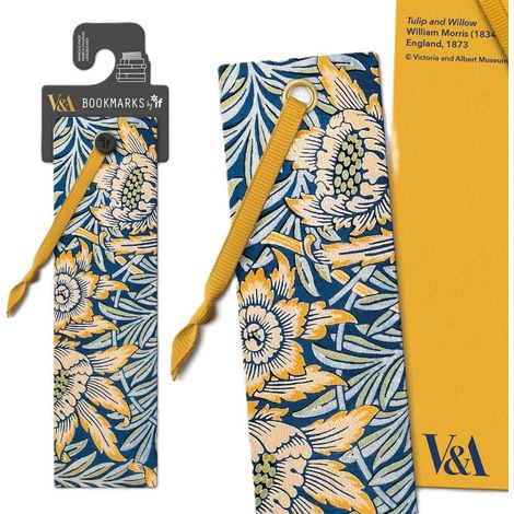 V&A Lesezeichen – Tulpe und Weide