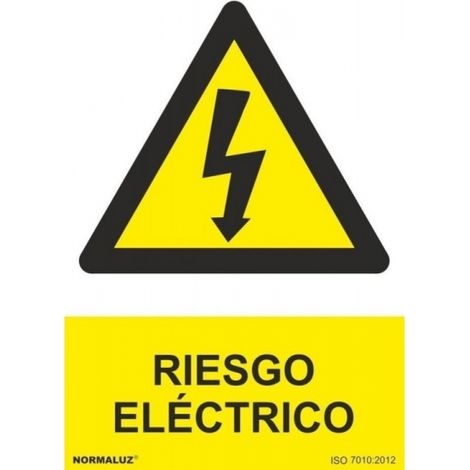 Cartello di pericolo elettrico 210x297mm rd30007 (1/2)