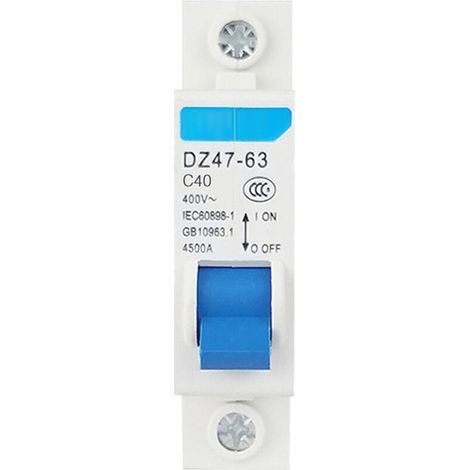 DZ47-63, 40A - 40A, miniature 3 pôles 1 pôle 400V disjoncteur différentiel monté sur rail DIN (1/5)