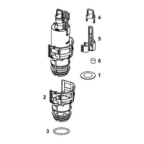 Robinet de vidange TECE 9820588 pour réservoir Uni 750
