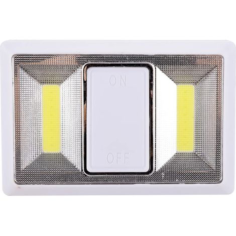 interruttore luminoso a pile velamp colore bianco, 200x20x152 mm (1/5)