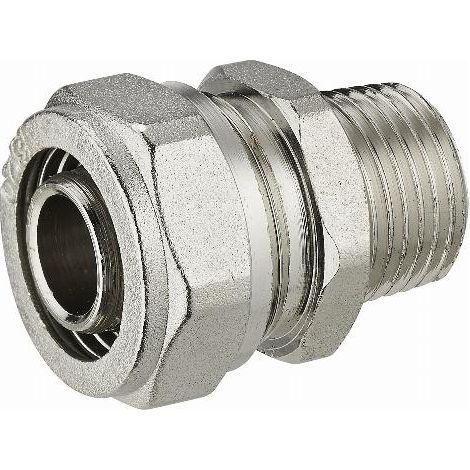 Gerade Kompressionsverschraubung für NOYON & THIEBAULT Mehrschichtverbundrohr - Ø 16 mm mit Außengewinde M3/8 (12x17) - 3900-1216L1
