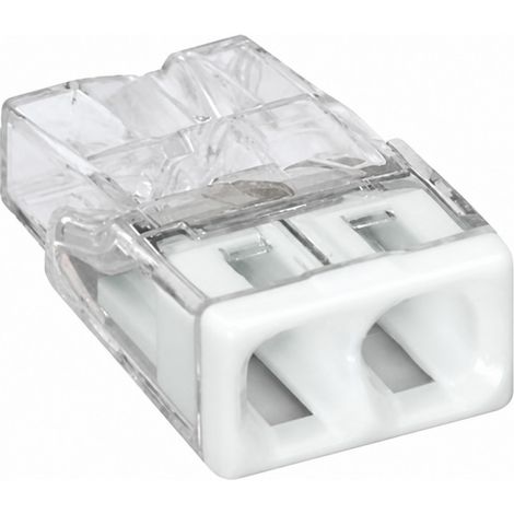 Borne WAGO S2273 2 entrées pour fil rigide de 0.5 à2.5mm, 10 pièces