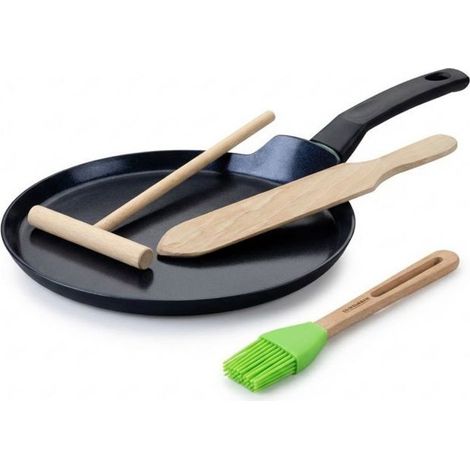 Set chandeleur crepiere - FACKELMANN - BRANDAO - Ø 26 cm - 3 ustensiles (1/3)