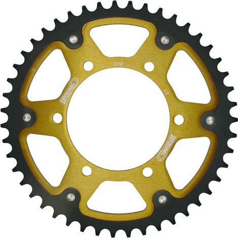 Piñón trasero Stealth Prox para KTM SX/EXC, color dorado, acero y aluminio, JTR897.49