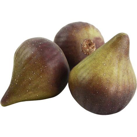 Figues artificielles réalistes sans fleurs, compatibles avec la décoration (lot de 3). (1/5)