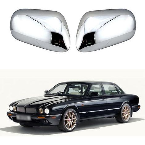 Passend für Jaguar XJ, X300, X308, XK, XK8, XKR, X100 – Rückspiegelgehäuseabdeckung – galvanisiert, linke Seite