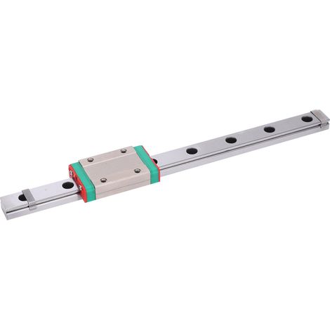 Guide linéaire miniature avec coulisseau à bloc élargi pour applications industrielles automatisées MGN12H-200-1R (1/5)