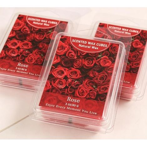 Bougies parfumées à la rose, blocs de cire parfumée, cire de soja, blocs de parfum d'ambiance, parfums d'intérieur, sprays d'ambiance (1/5)