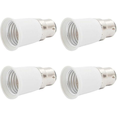 Adaptateur de douille pour 4 ampoules B22 vers E27