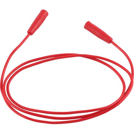 Fils De Raccordement Électriques - 0.44 mm² - Fiches Banane Femelle-Femelle 2 mm - Kit De 10 Pièces - 15 A 1000 V (1/5)