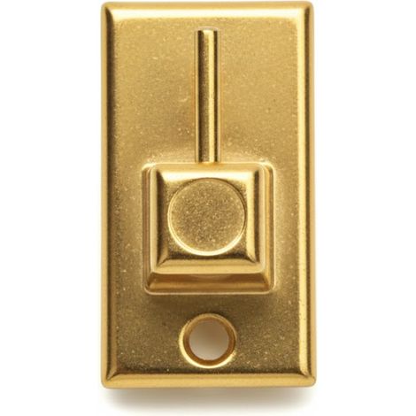 GANCIO PER BRIS BRIS METALLO IN BLISTER- - verniciato oro, mm.32x18, in bl.2 pz. - 12 blister